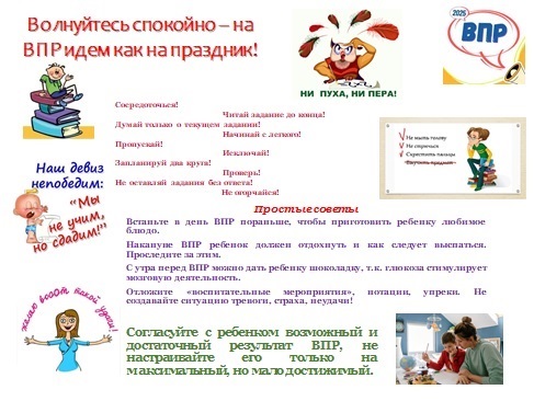 Всероссийские проверочные работы.